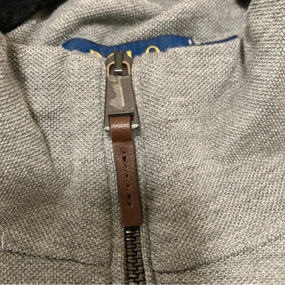 Polo by Ralph Lauren Men's Gray Quarter-Zip Shirt L Gray - Picture 7 of 15